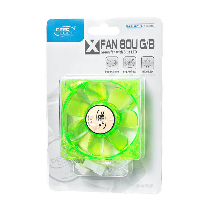فن کیس دیپ کول DEEPCOOL XFAN 80 G/B