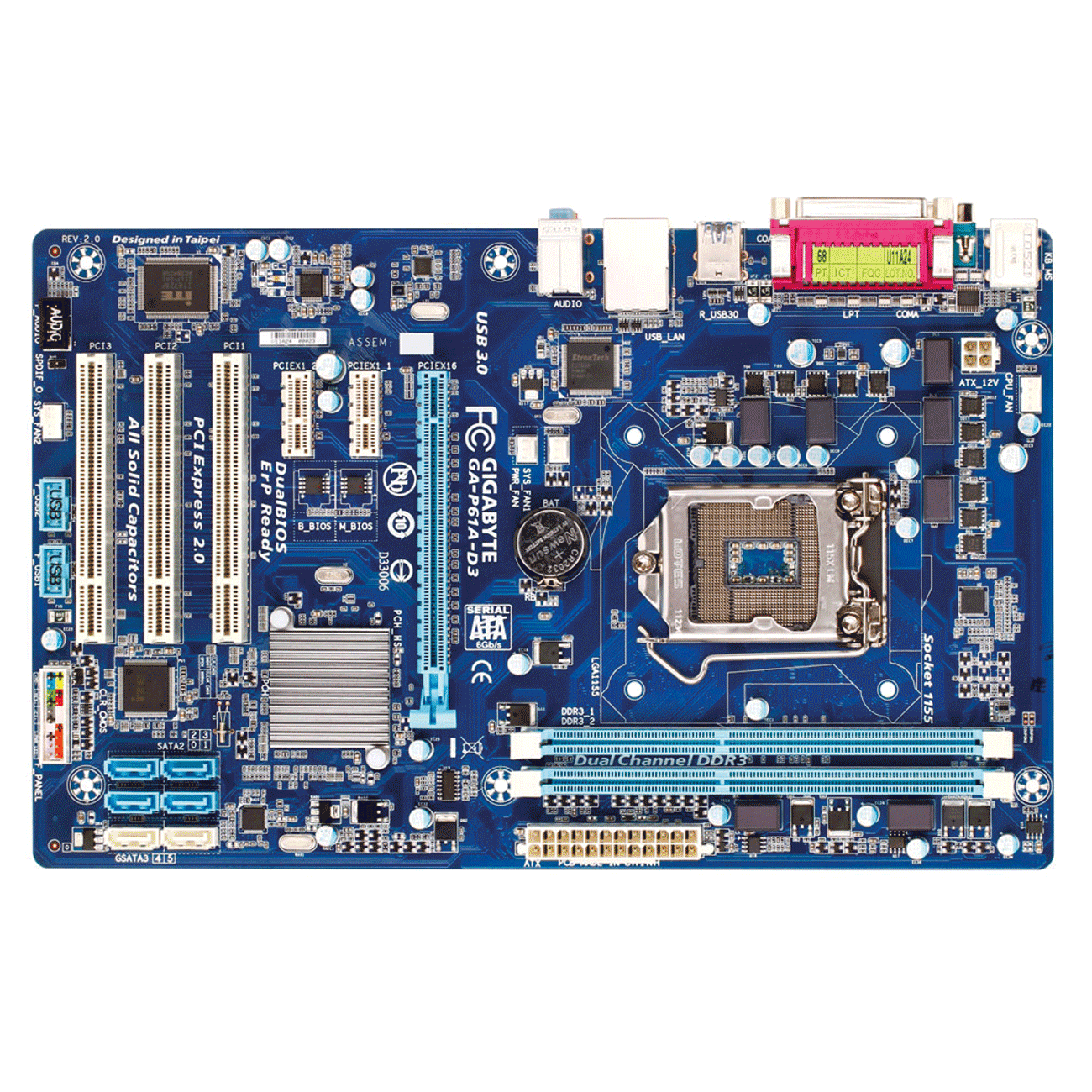 مادربرد گیگابایت Gigabyte P61A-D3