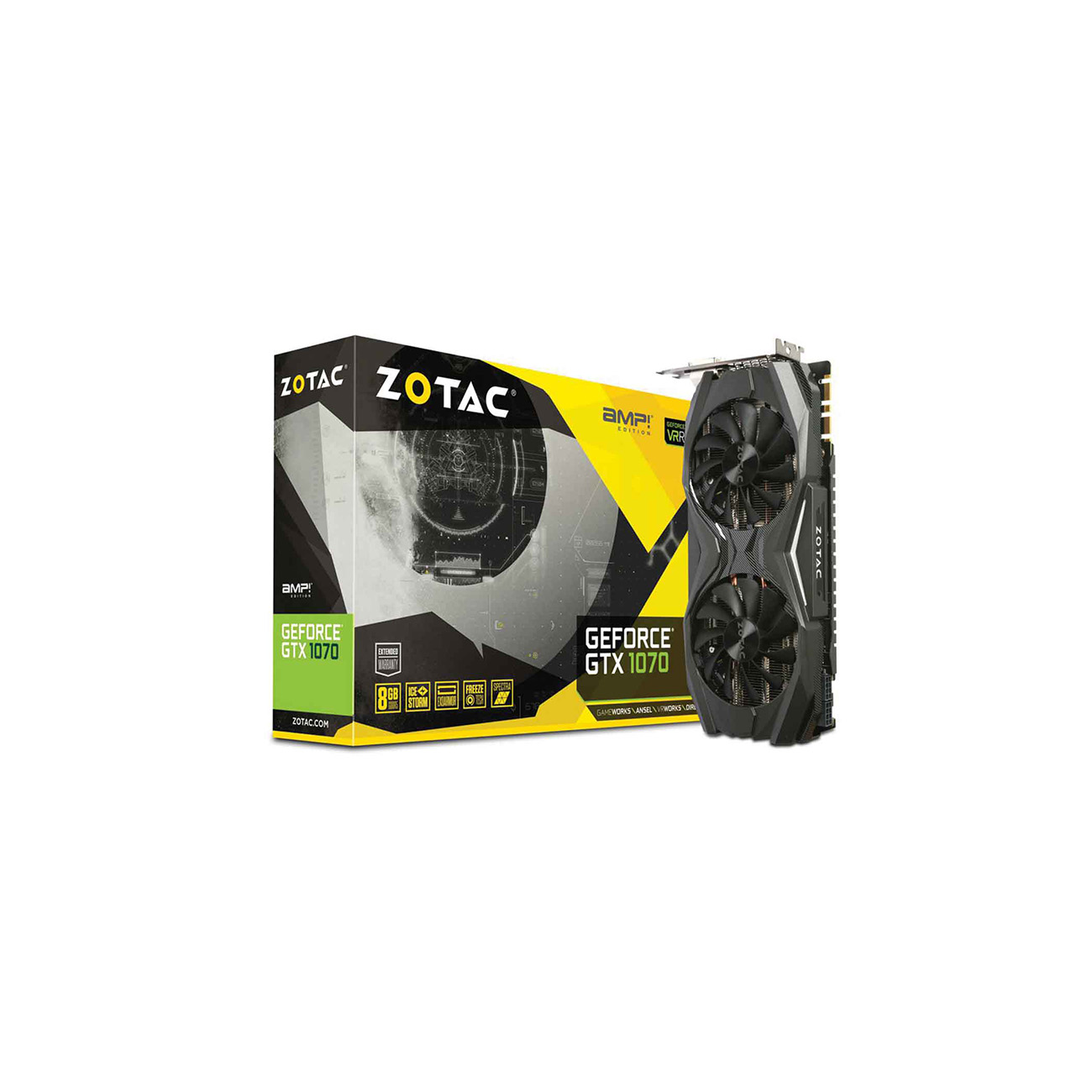کارت گرافيک ZOTAC DUAL-GTX1070-O8G