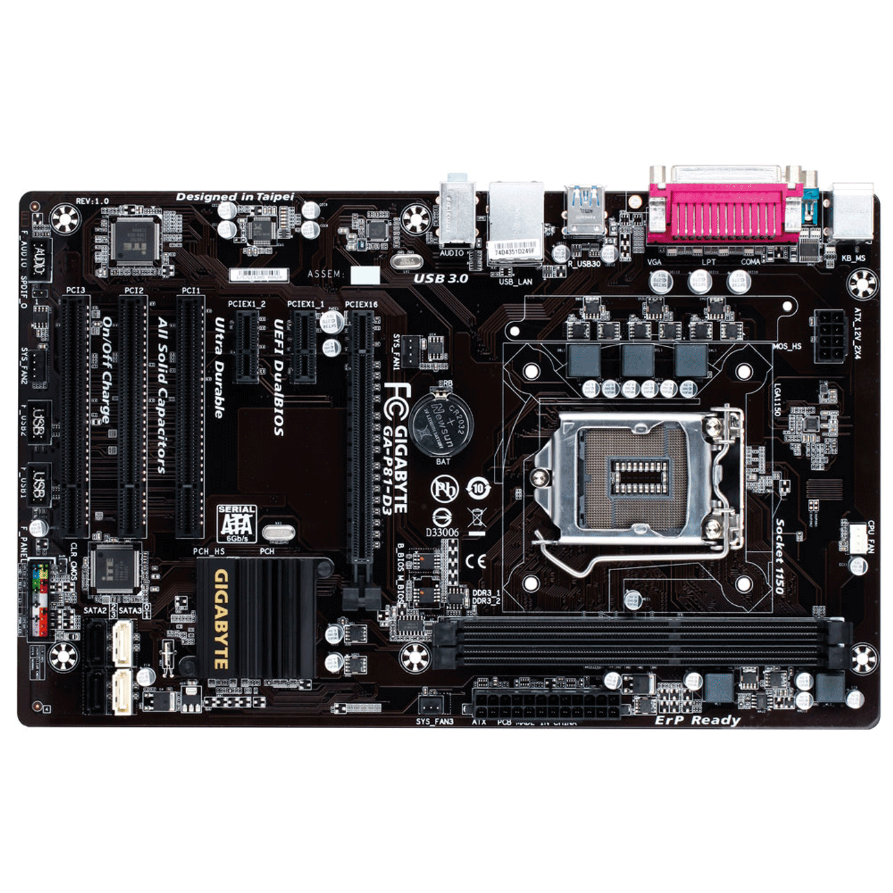 مادربرد گیگابایت Gigabyte P81-D3