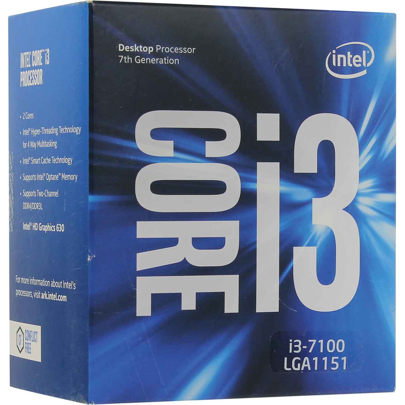 سی پی یو اینتل CPU INTEL i3-7100 Box