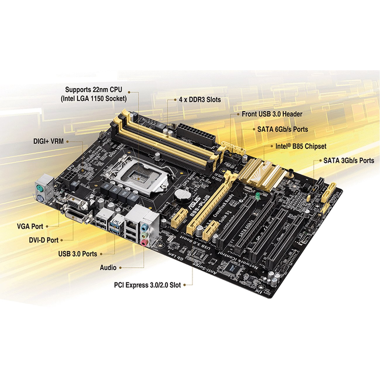 مادربرد ایسوس ASUS B85 PLUS