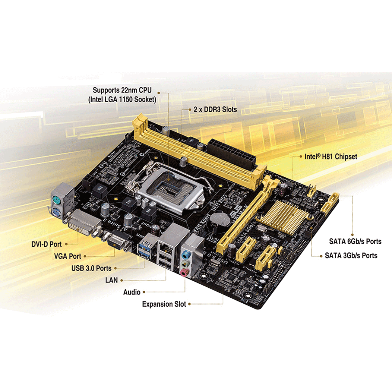 مادربرد ایسوس ASUS H81M-K