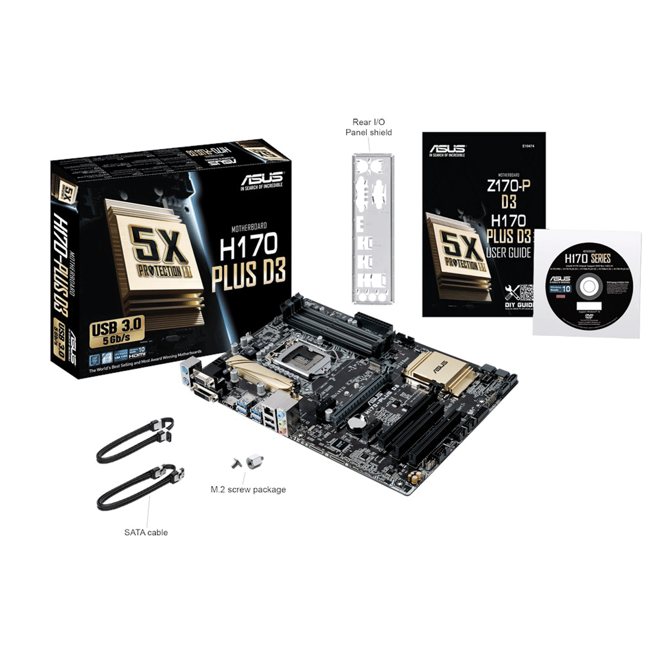مادربرد ایسوس ASUS H170 PLUS D3