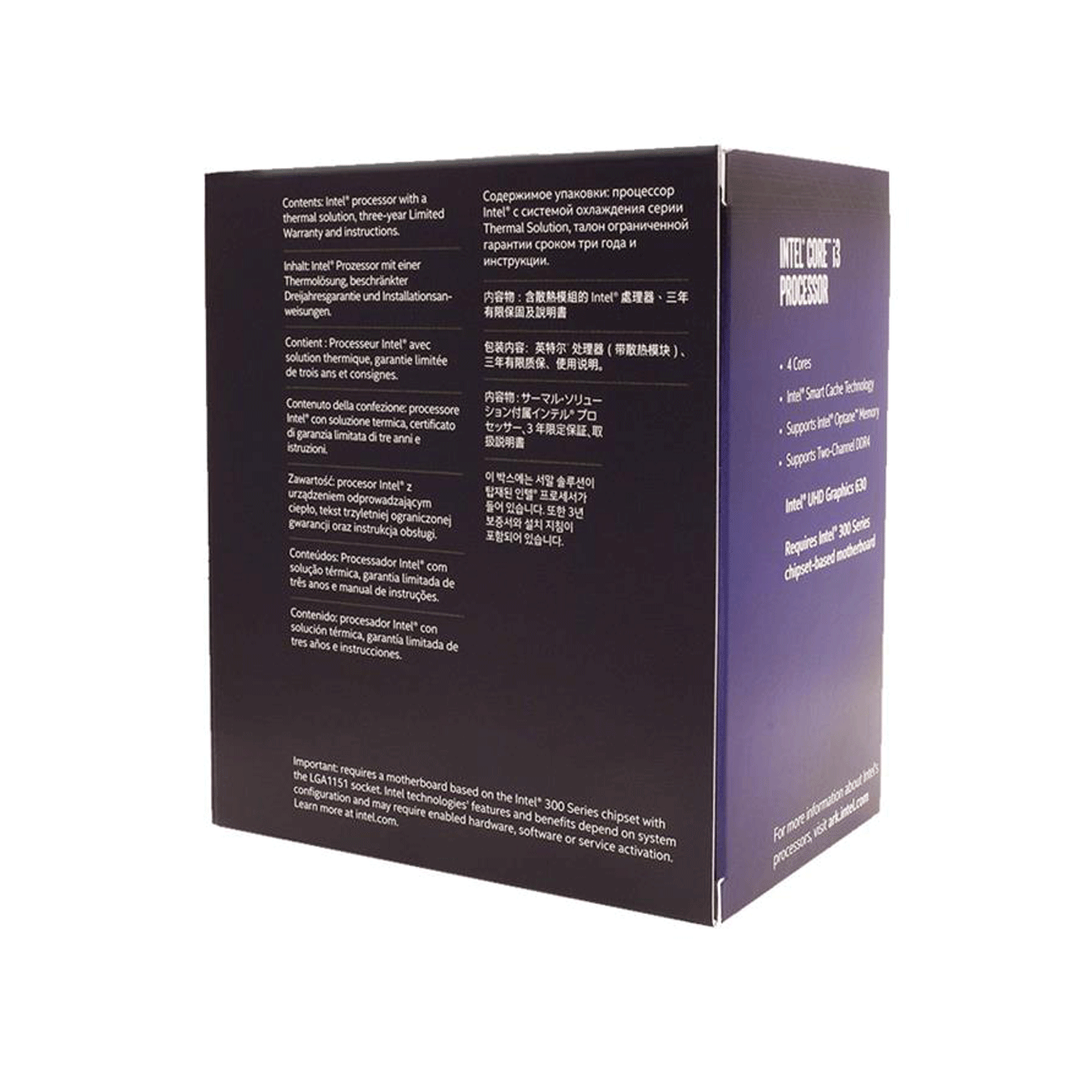 CPU INTEL i3-8100