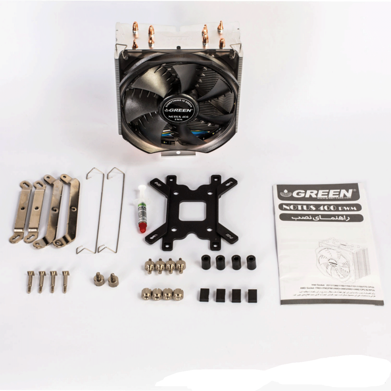 خنک-کننده-پردازنده-گرين-NOTUS-400-PWM
