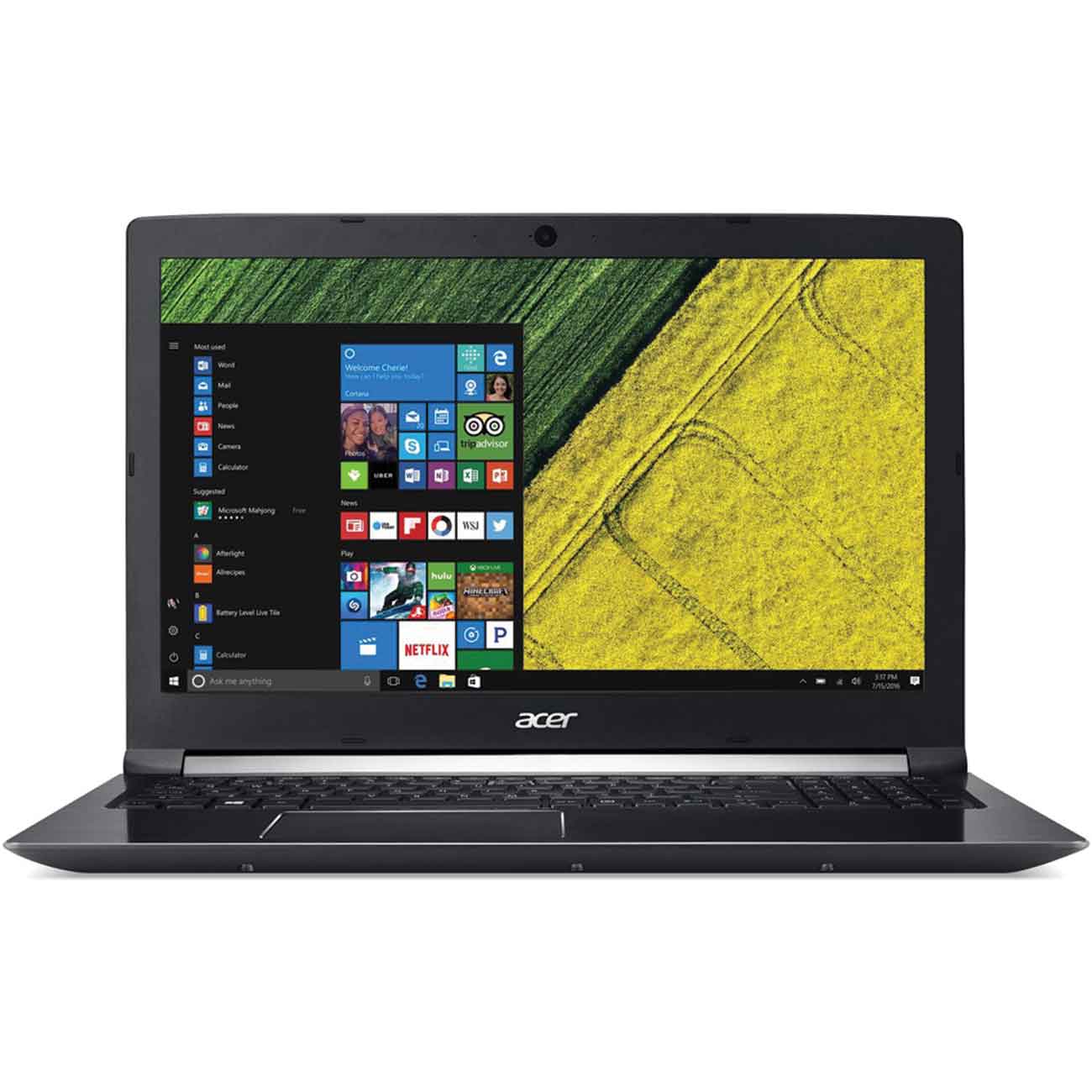 ایسر A715 پردازنده i5 7300HQ رم 8GB حافظه داخلی 1T+128GB