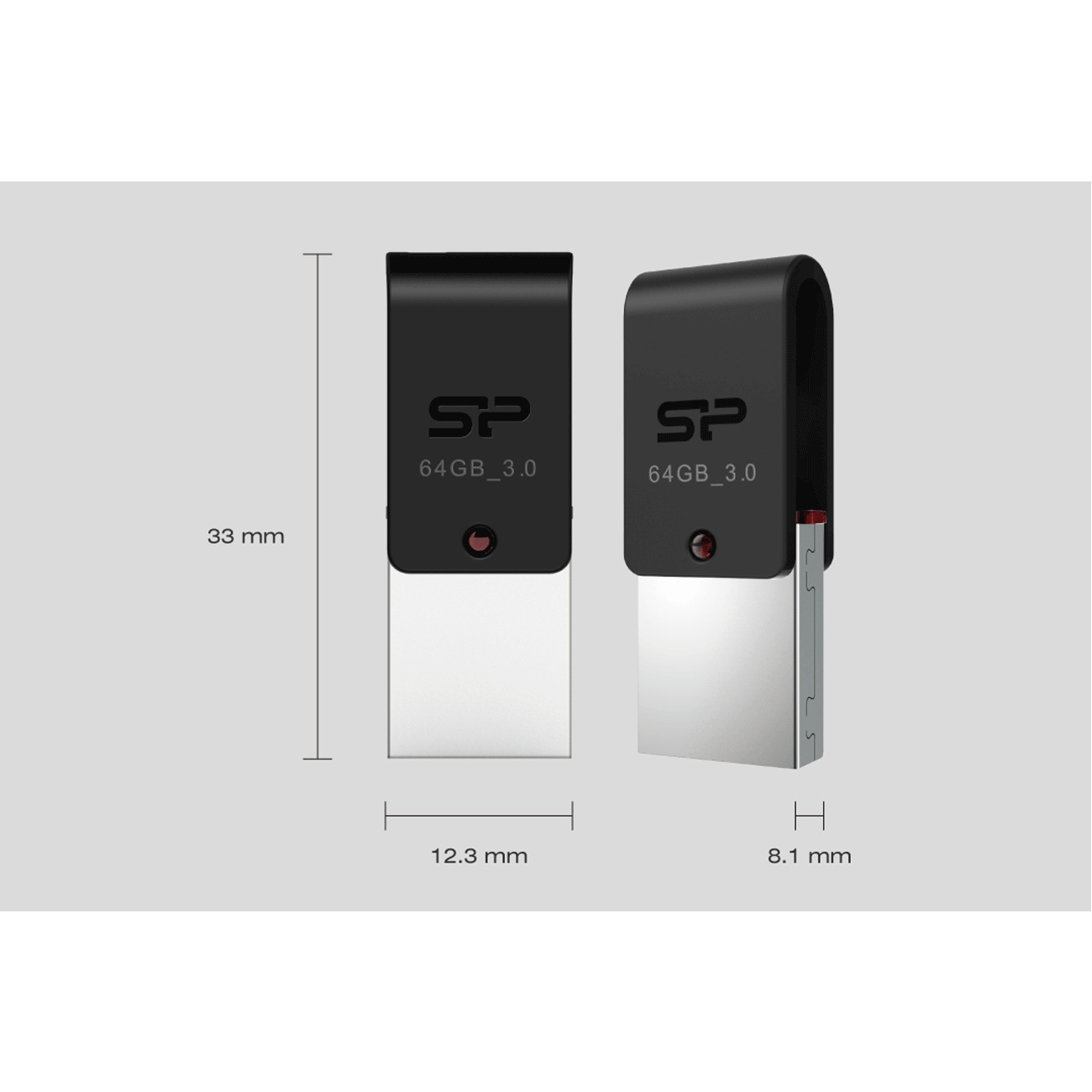 فلش مموری سیلیکون پاور Silicon Power X31 USB 64GB