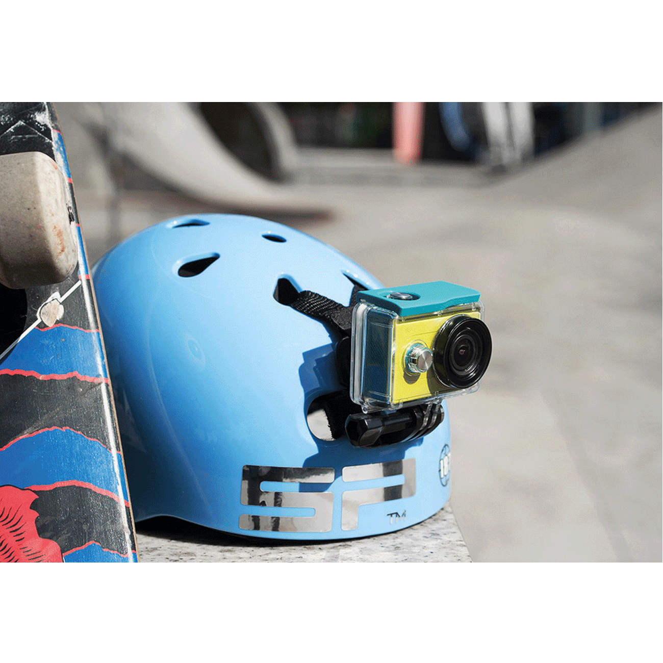 نگهدارنده دوربین ورزشی روی کلاه شیائومی Xiaomi Yi Action Camera Helmet Mount