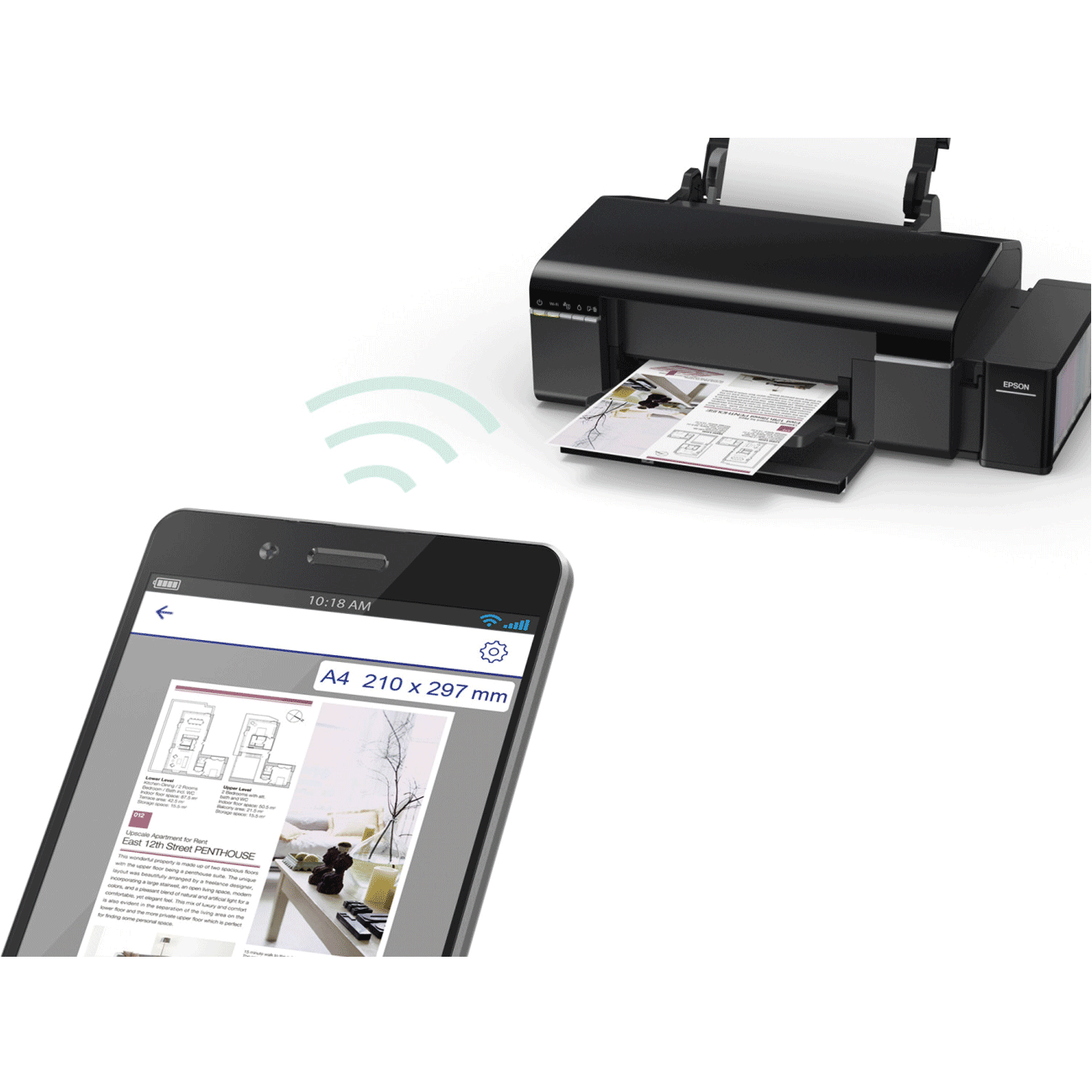 پرينتر جوهرافشان EPSON L805w