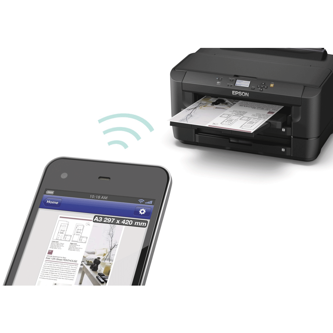 پرينتر جوهرافشان EPSON WF-7110DTW