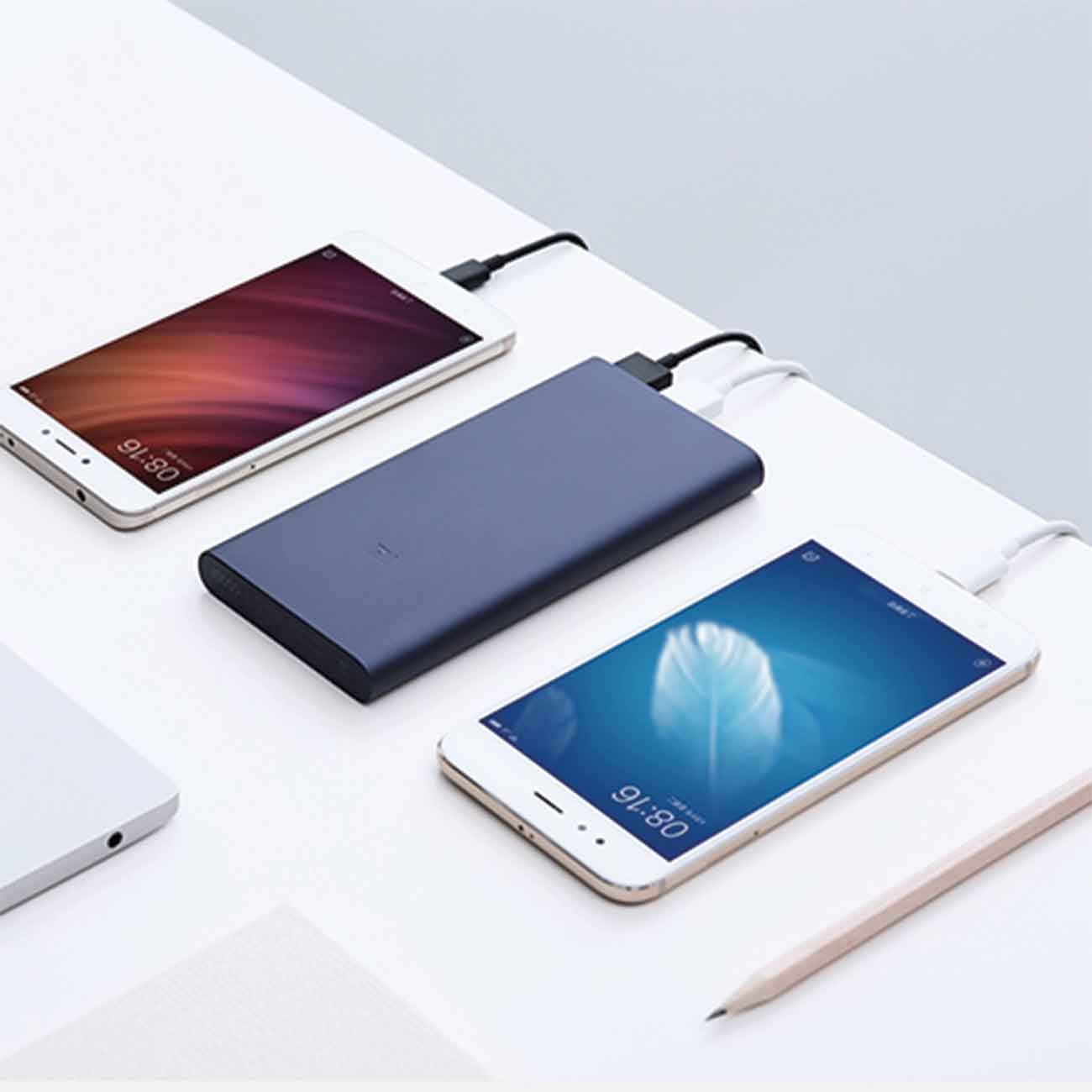 پاور بانک ۱۰۰۰۰ میلی آمپر ورژن ۲ شیائومی Xiaomi Mi v2 10000mAh Power Bank