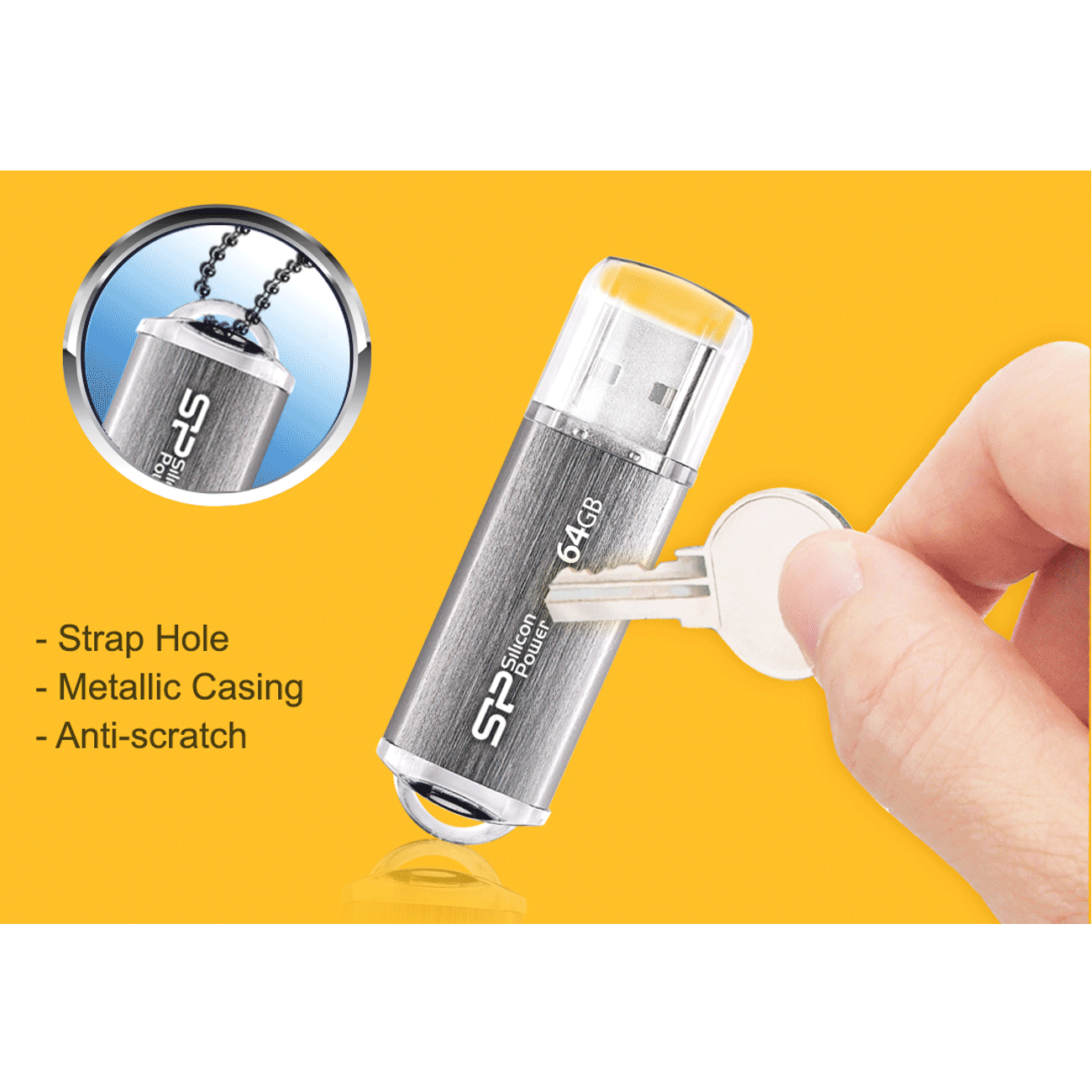فلش مموری سیلیکون پاور Silicon Power Ultima II i Series USB 64GB
