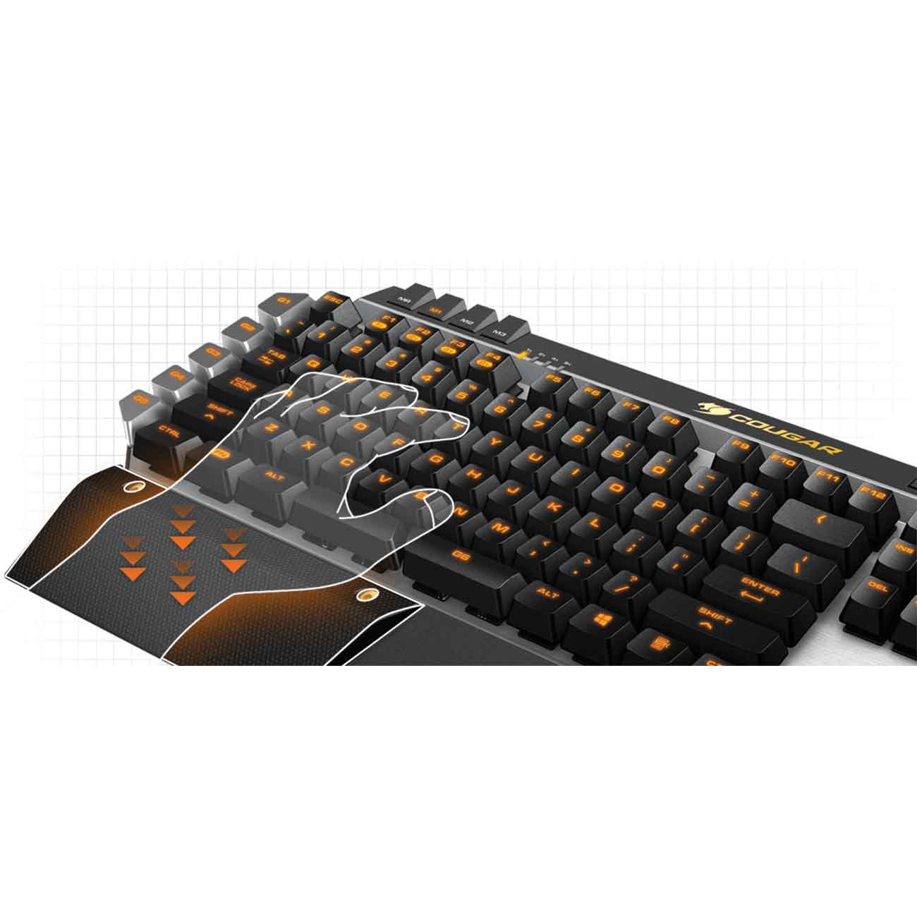 کیبورد با سیم گرین Green Cougar Gaming 700K