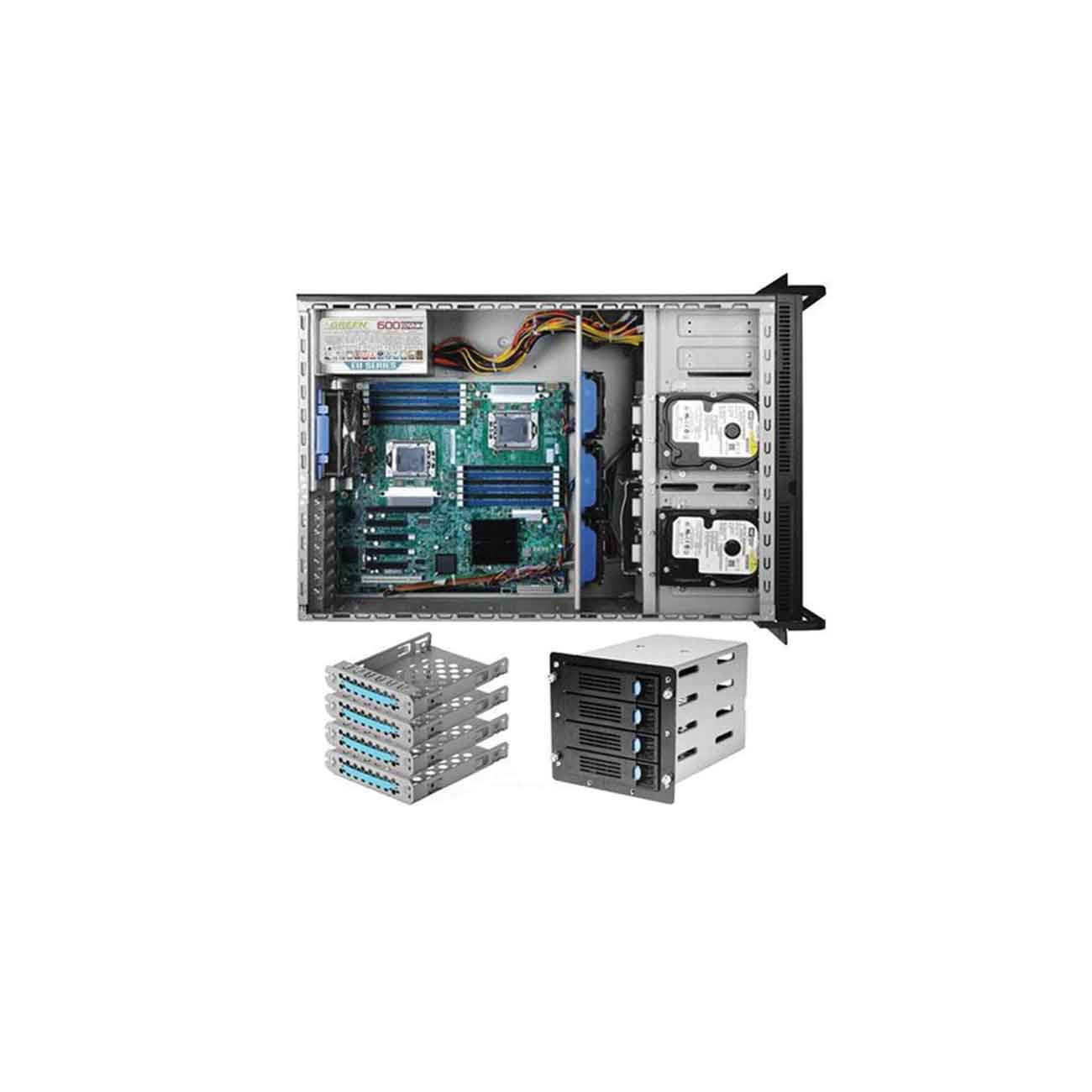 کیس کامپیوتر گرین GREEN SR112 Rackmount