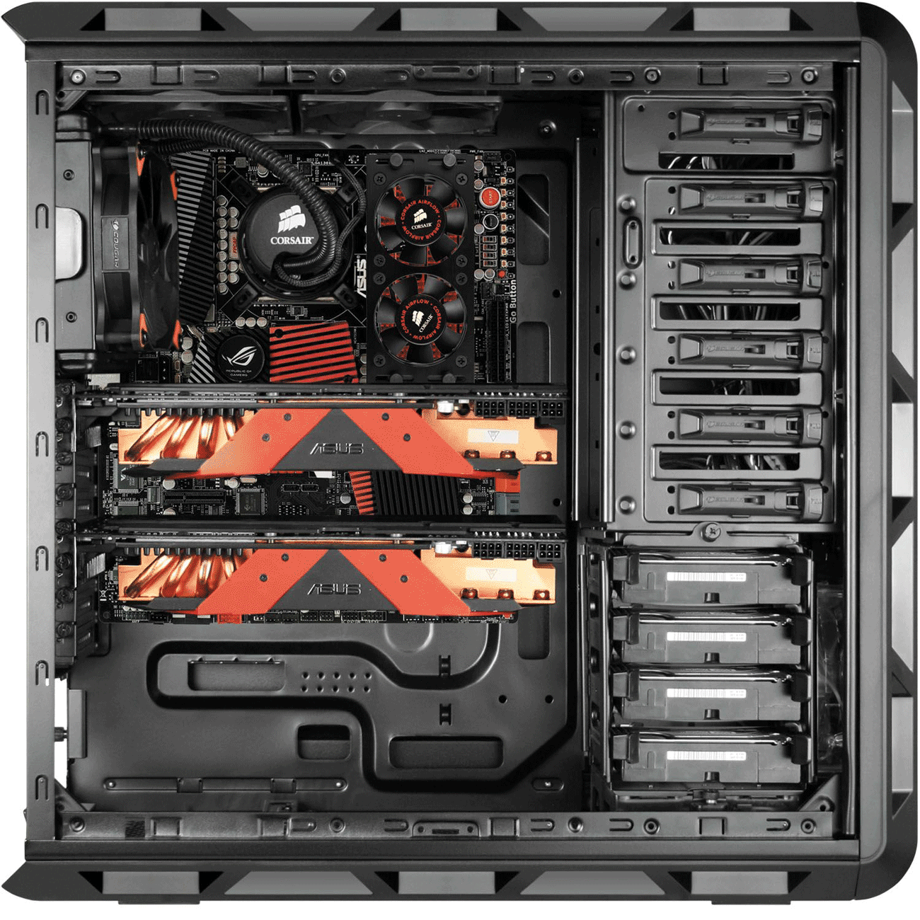 کیس کامپیوتر گرین GREEN  X7 Cougar-B