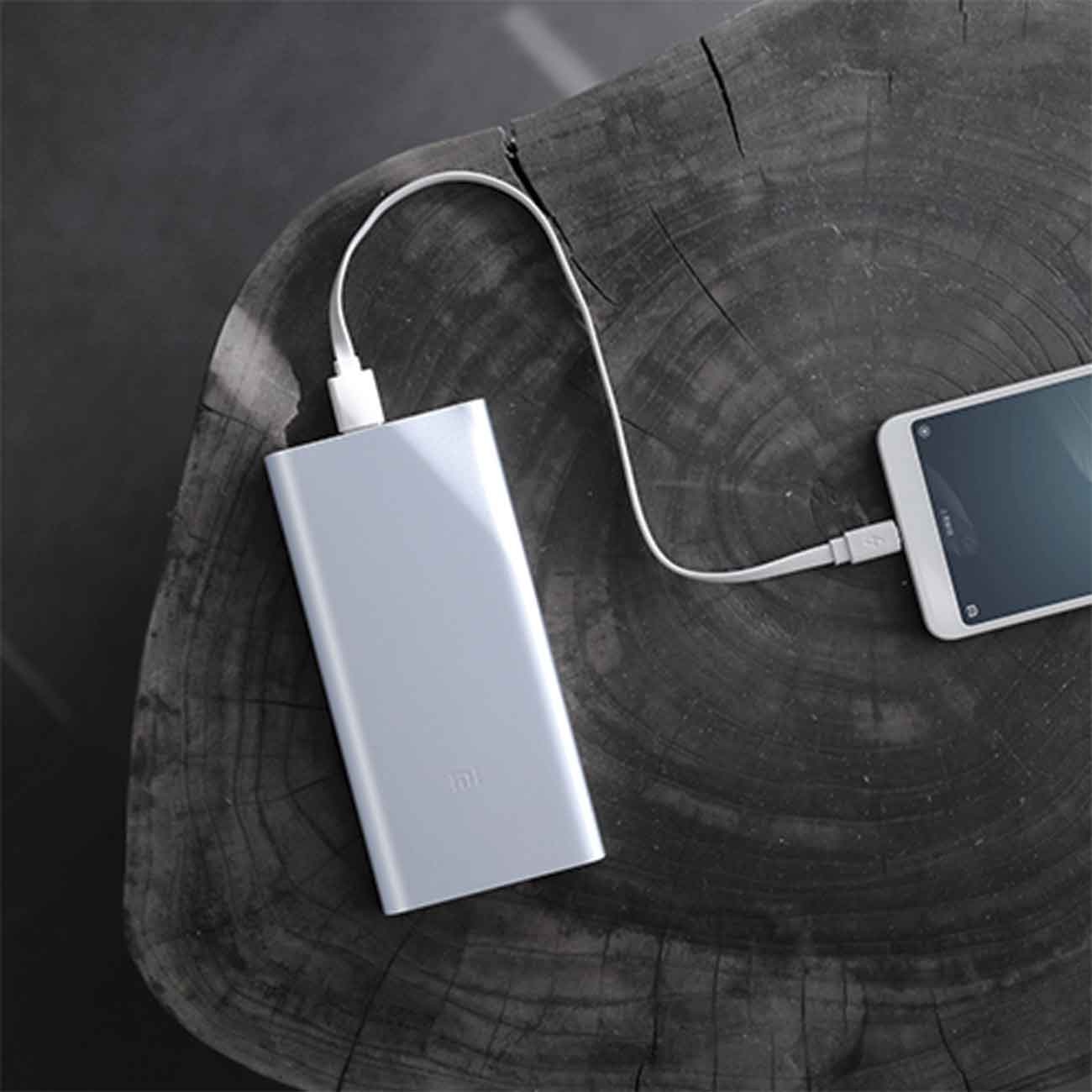 پاور بانک ۱۰۰۰۰ میلی آمپر ورژن ۲ شیائومی Xiaomi Mi v2 10000mAh Power Bank