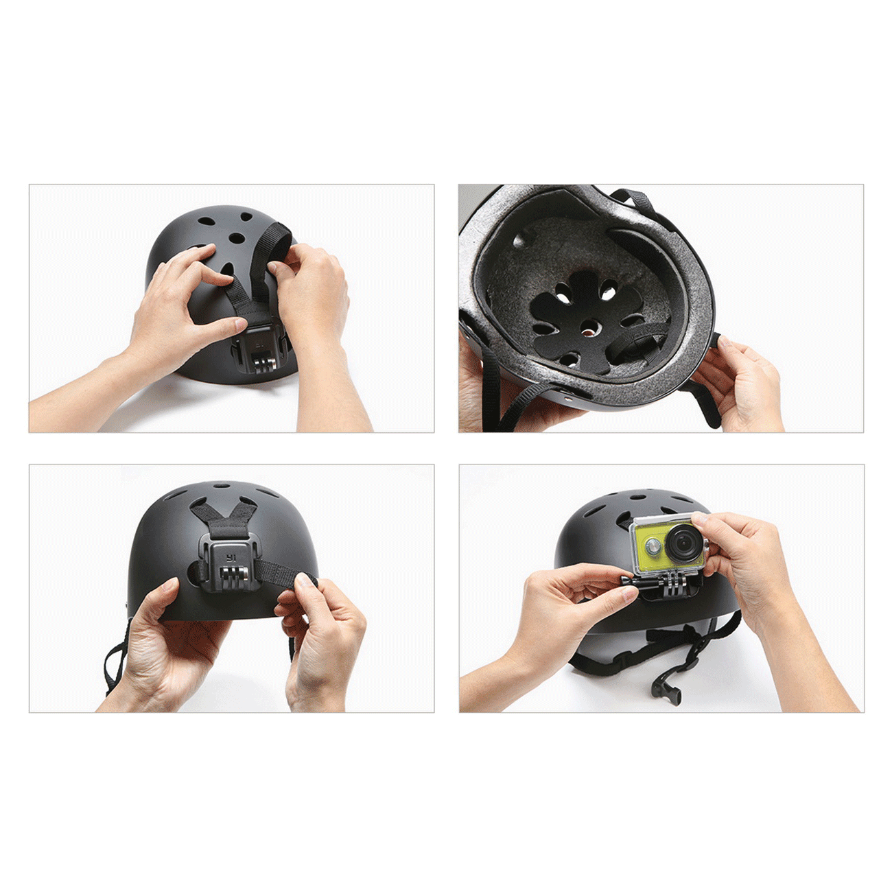نگهدارنده دوربین ورزشی روی کلاه شیائومی Xiaomi Yi Action Camera Helmet Mount