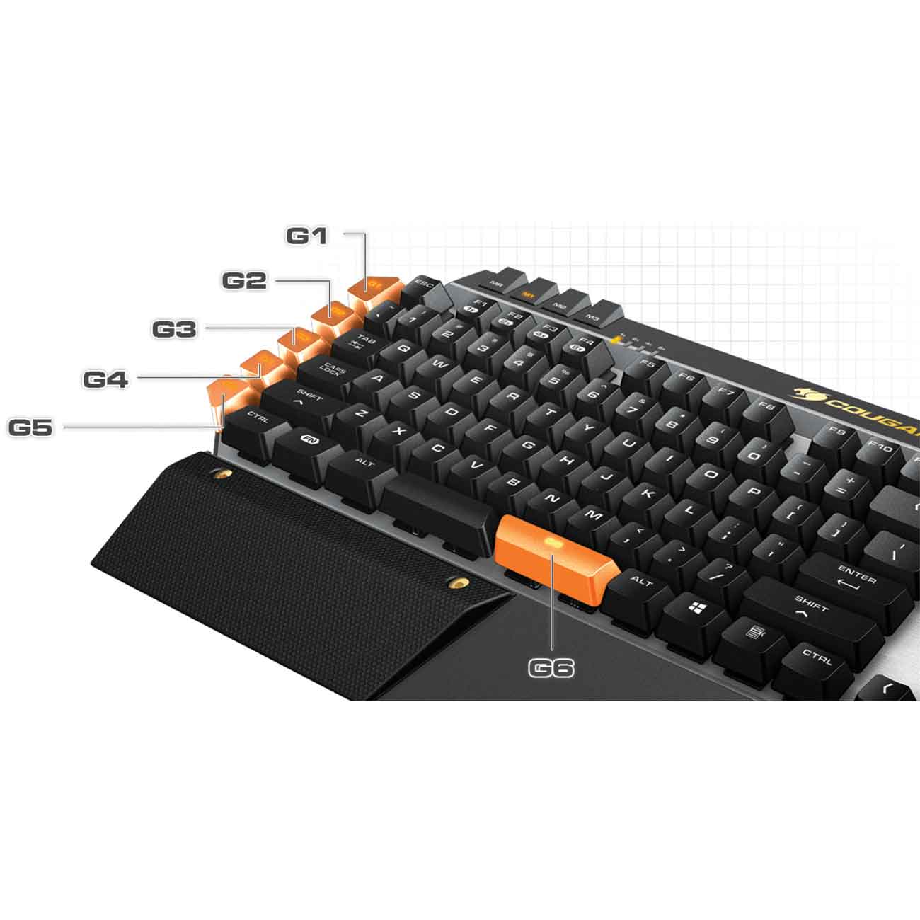 کیبورد با سیم گرین Green Cougar Gaming 700K