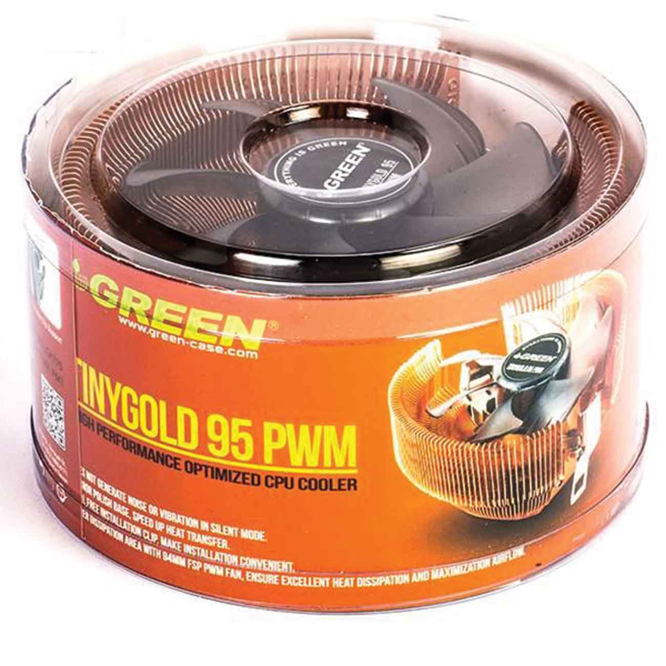فن سی پی یو گرین Green Tiny Gold 95 PWM