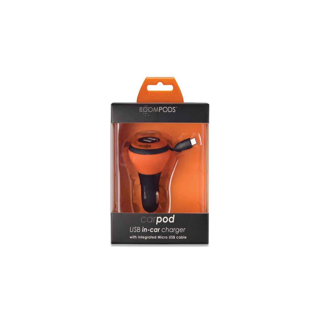 شارژر فندکی بوم پادز BOOMPODS Carpod microUSB