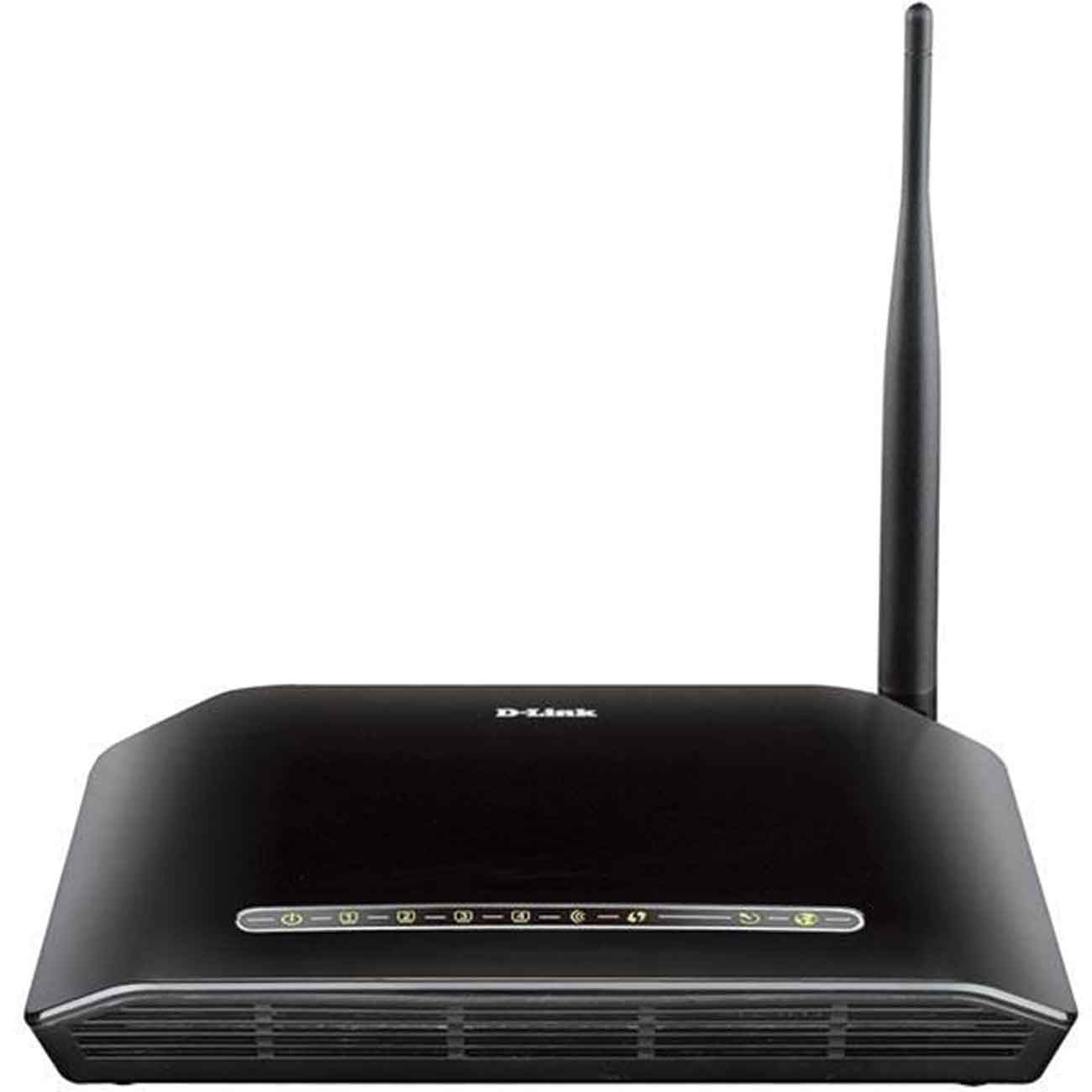 مودم روتر دی لینک DSL-2730U N150 ( بیسيم چهار پورت 1 آنتن +ADSL2 )