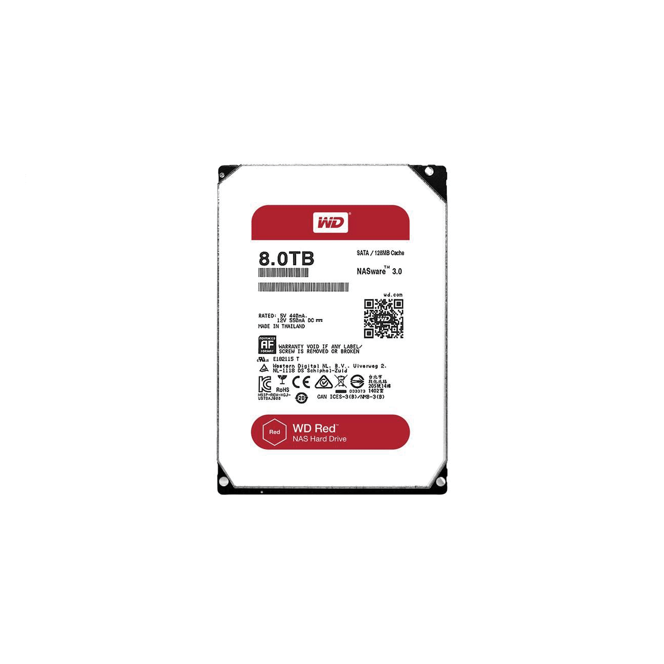 هارد دیسک اینترنال وسترن (8T (Red WD