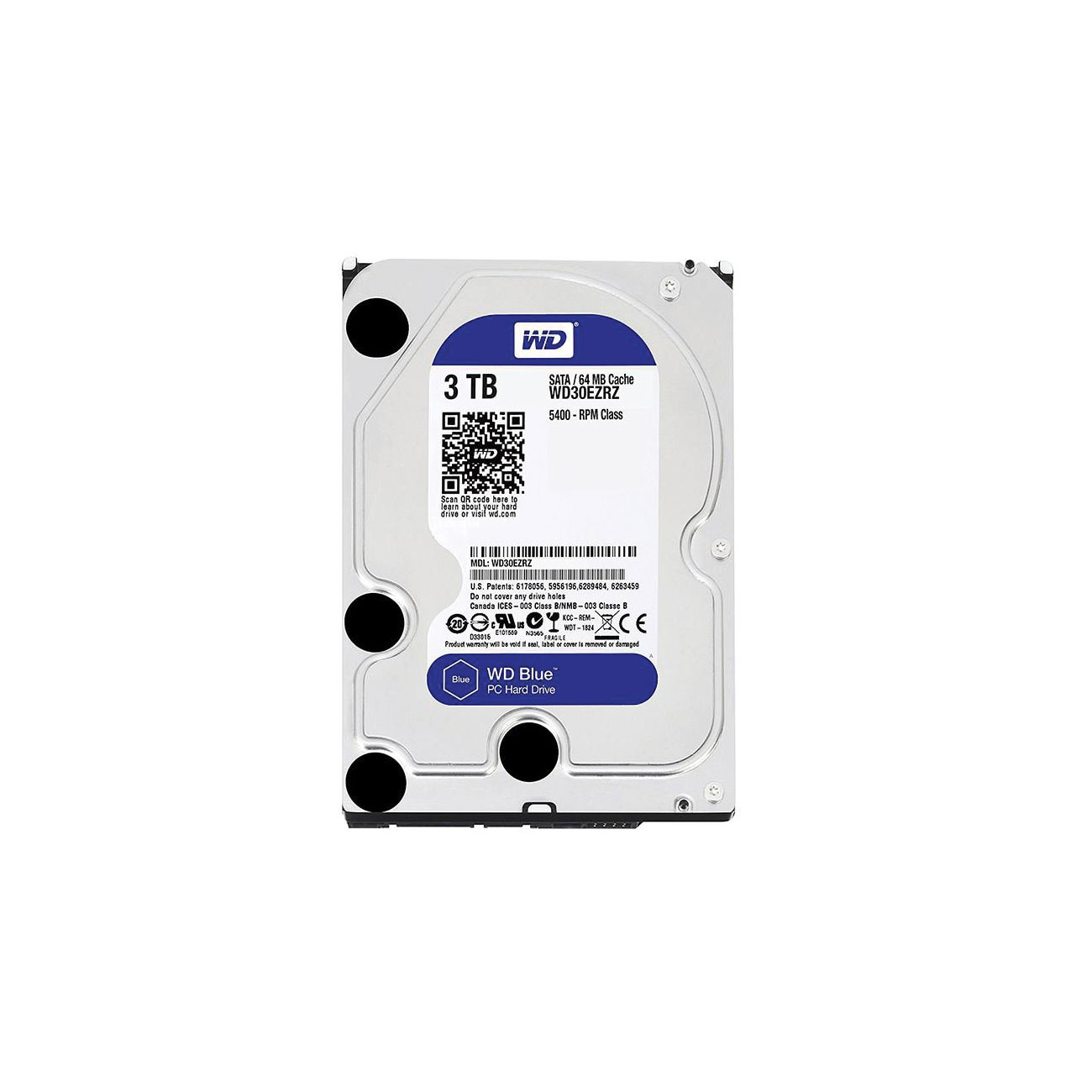 هارد دیسک اینترنال وسترن 3T BLUE WD