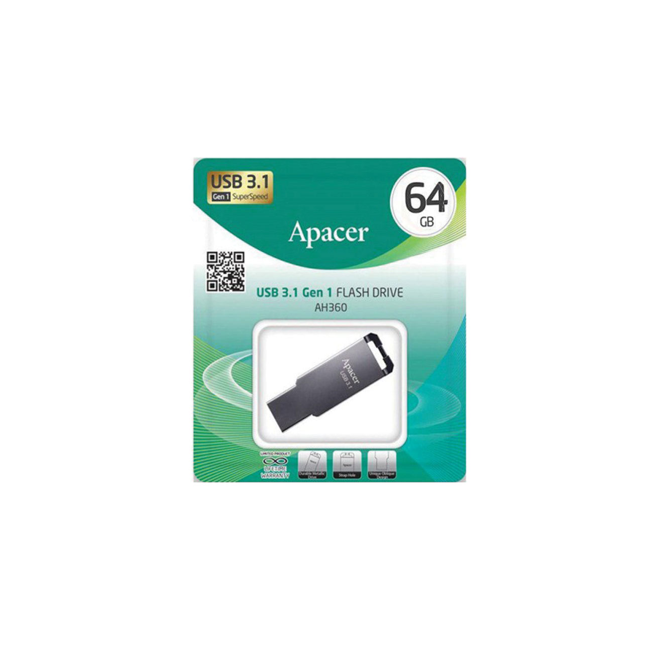 فلش مموری اپیسر AH 360 ظرفیت 64GB