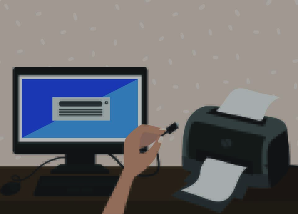 نحوه اتصال پرینتر