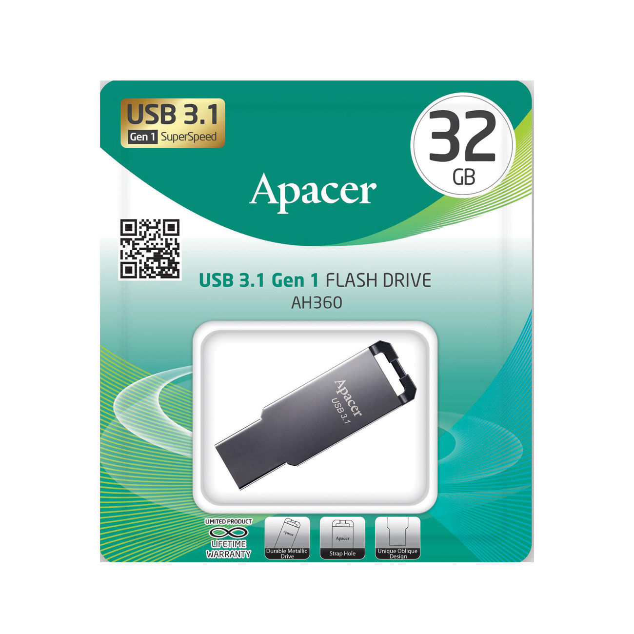 فلش مموری اپیسر AH 360 ظرفیت 32GB