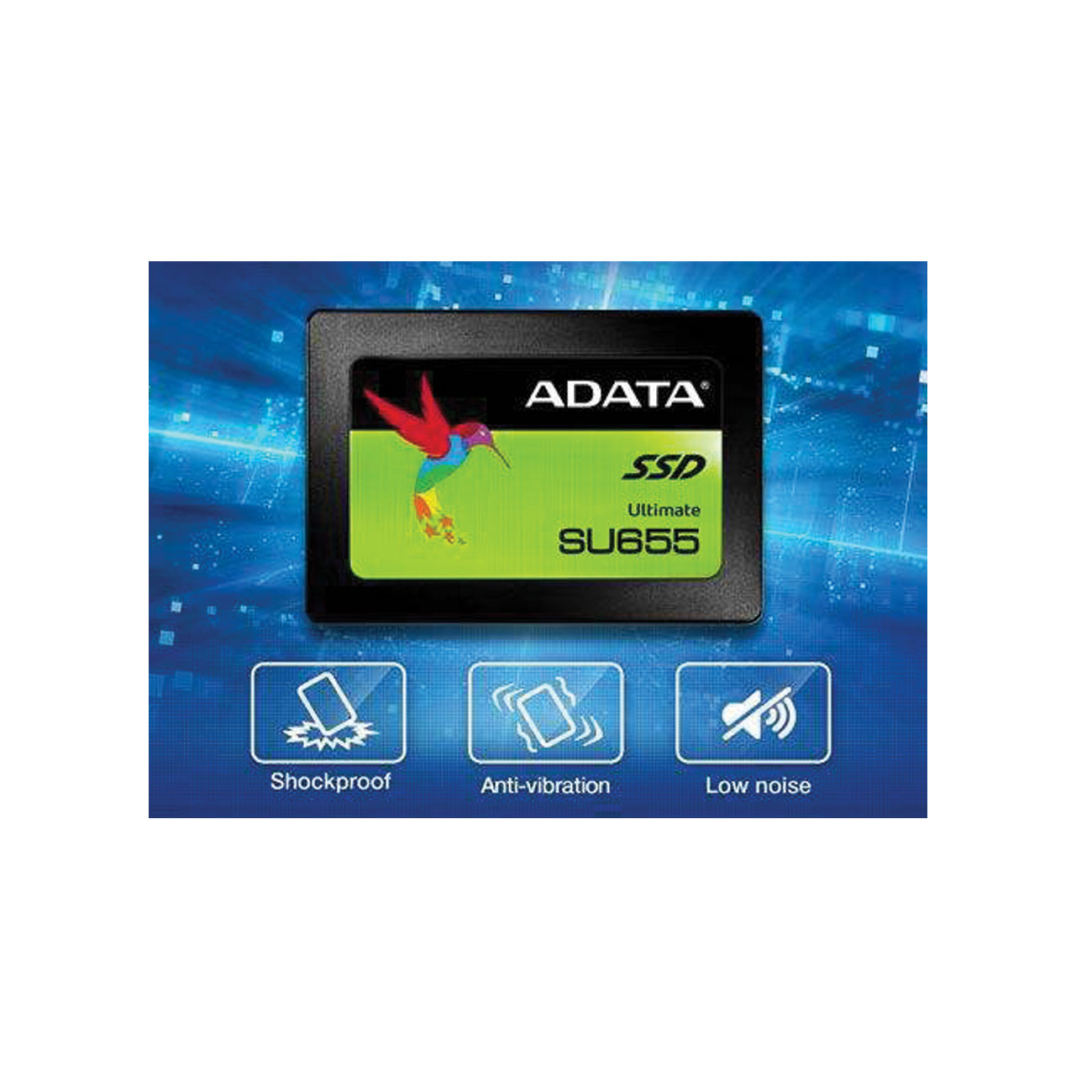 هارد دیسک اینترنال ای دیتا SSD ADATA SU655 120GB
