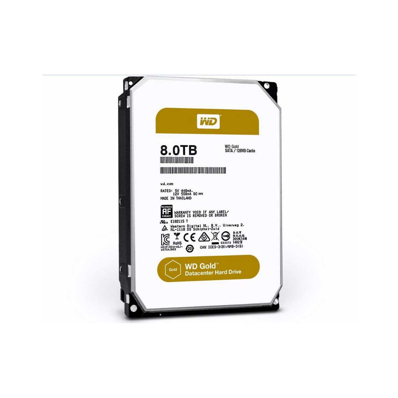 هارد دیسک اینترنال وسترن WD GOLD 8TB