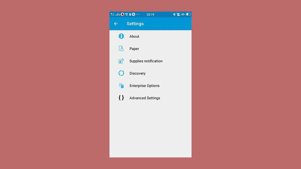پرینت فایل در اندروید