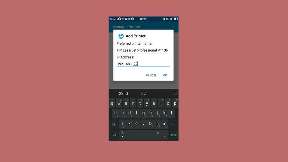 پرینت فایل در اندروید