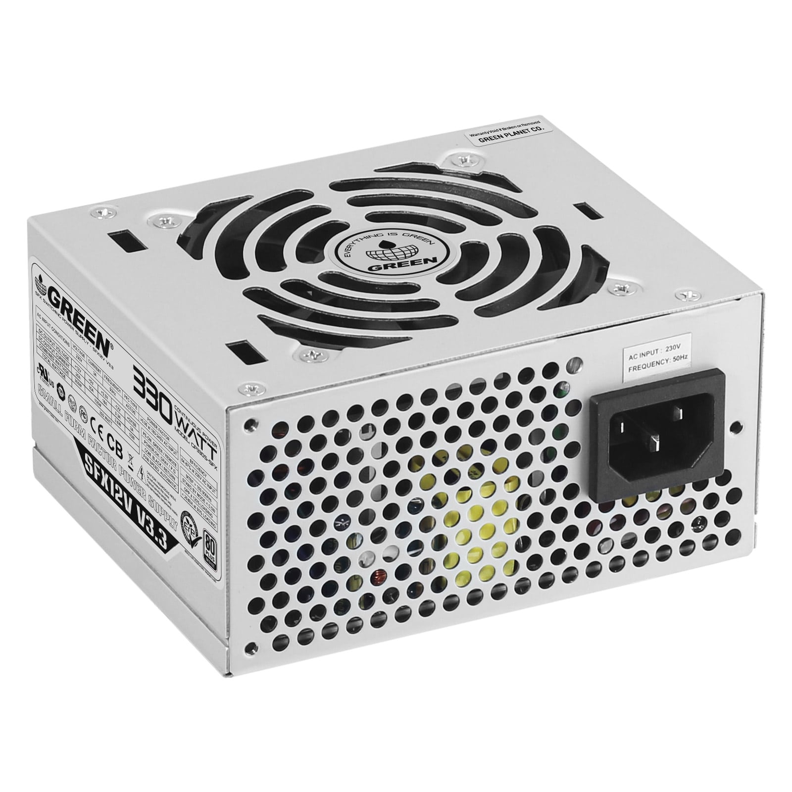 کیس گرین Tenuous به همراه پاور گرین GP330S-SFX