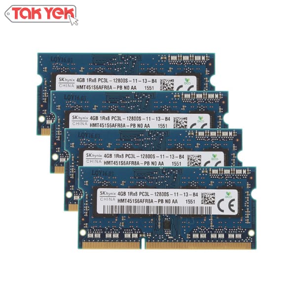 رم لپ تاپ هاینیکس Hynix 4G PC3L DDR3 1600Mhz