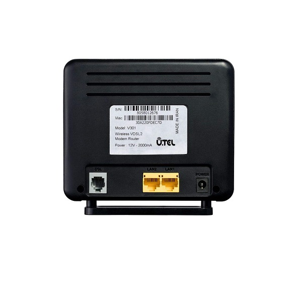 مودم روتر بی سیم یوتل مدل (V301 (VDSL/ADSL Plus