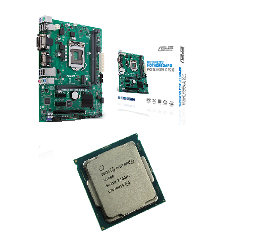 باندل مادربرد ASUS H310M-K ASUS و پردازنده Pentium G5400 INTEL