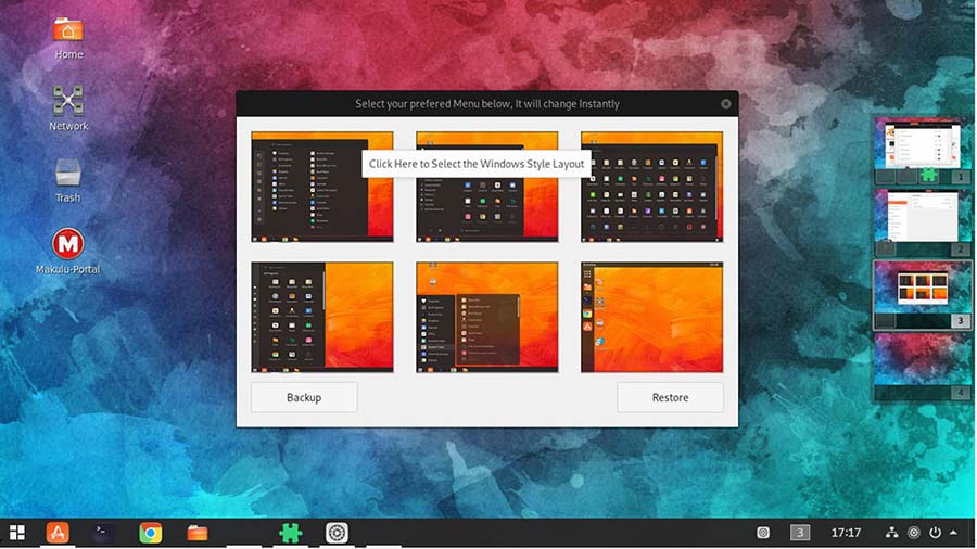 MakuluLinux طراحی ها را برای تجربه بهتر لینوکس تغییر می دهد