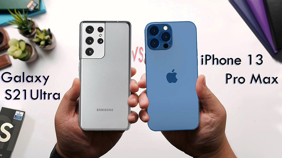 آیفون 13 پرومکس یا گلکسی S21 سامسونگ؟ کدام یک بهتر است؟