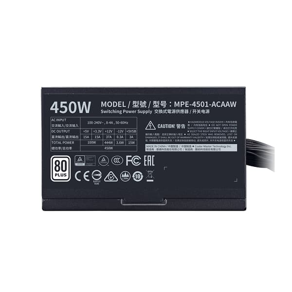 Cooler Master 450W MWE White V2