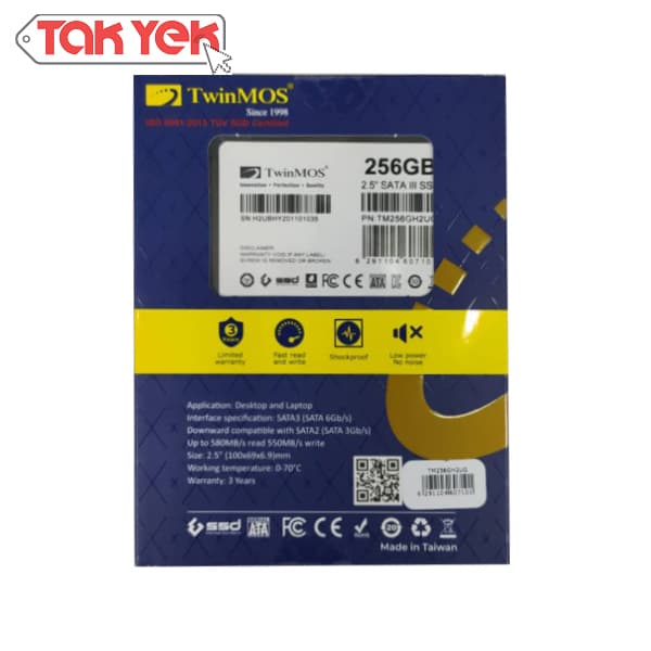 SSD TwinMOS H2 Ultra 256GB SATA3