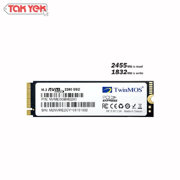 TwinMOS SSD NVMe M2.0 128GB