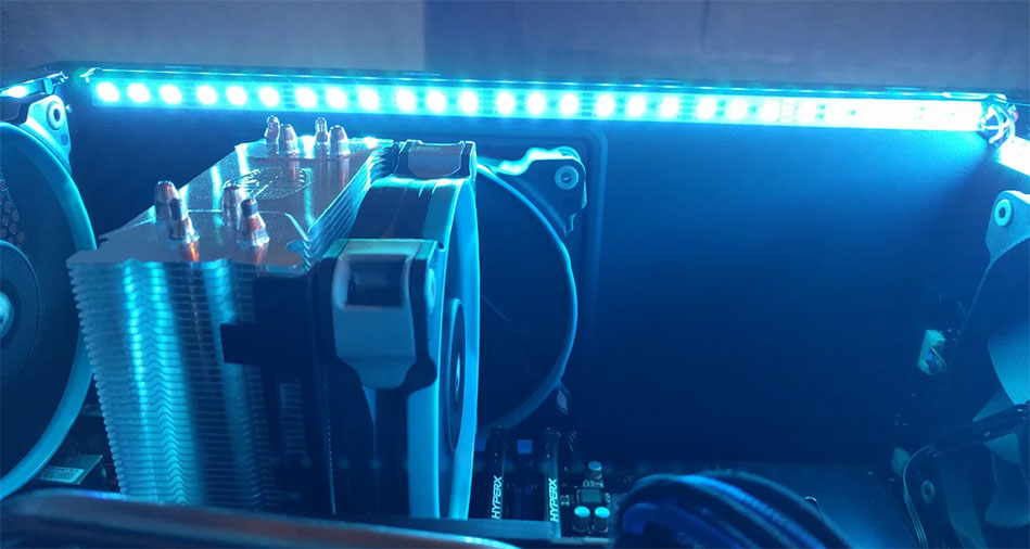آموزش نصب کیت های نورپردازی LED در کیس کامپیوتر