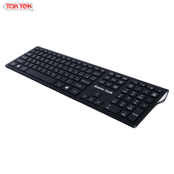 کیبورد و موس بی سیم مسترتک مدل MK9600BW