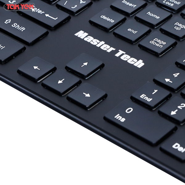 کیبورد و موس بی سیم مسترتک مدل MK9600BW