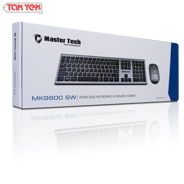 کیبورد و ماوس وایرلس مسترتک مدل MK9600SW