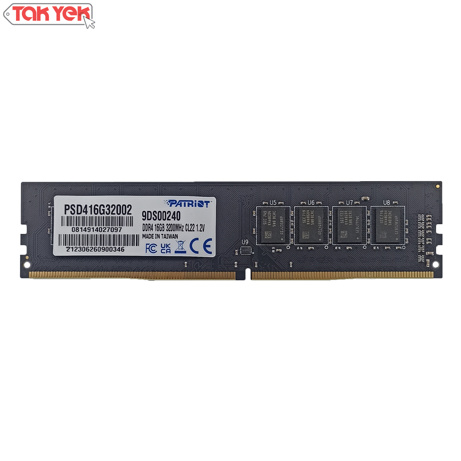 رم کامپیوتر PATRIOT 16G 3200 Mhz D4