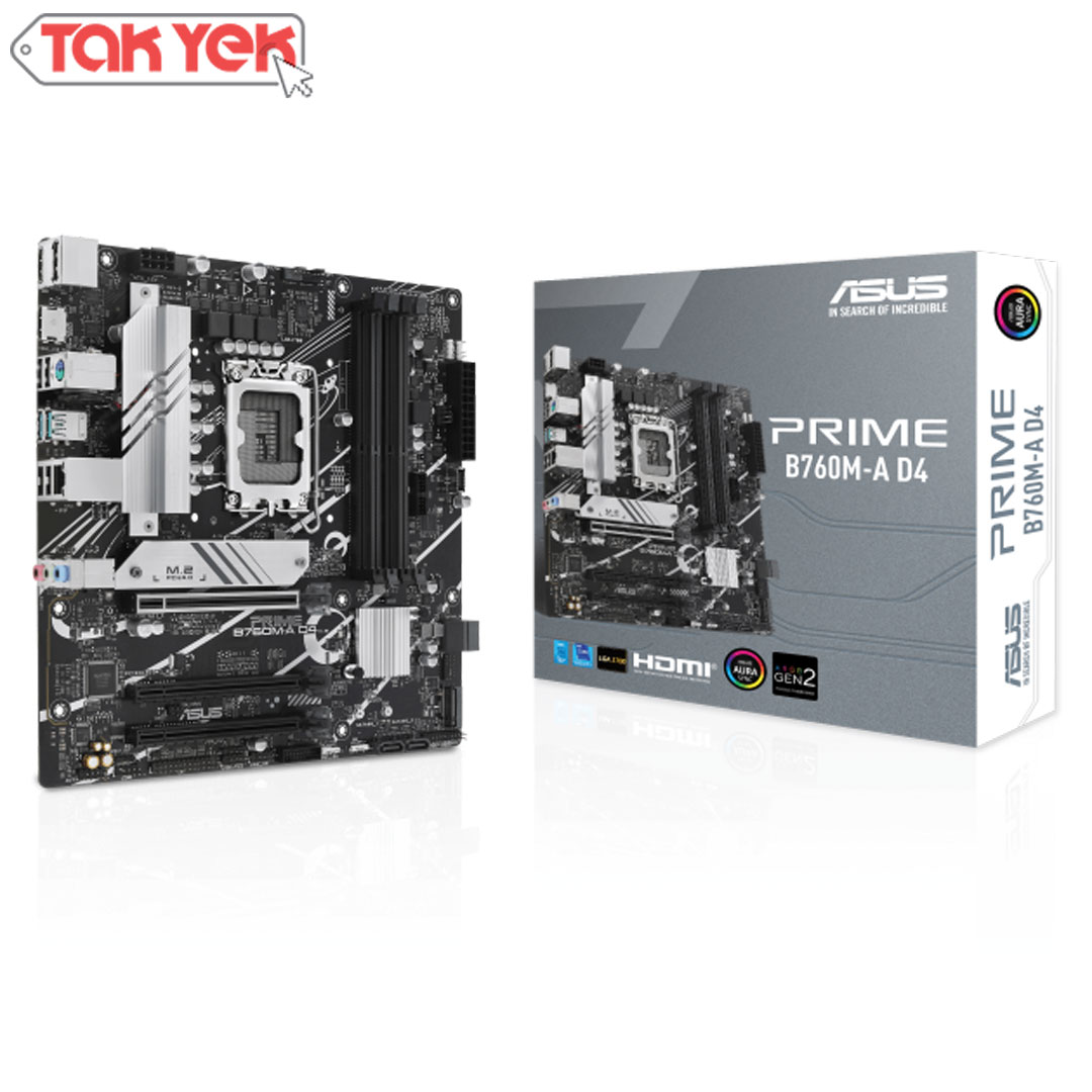 مادربرد ایسوس Prime B760M-K D4